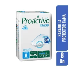 Sabanilla (protector de cama) Proactive 60x90 cm 8 Unidades