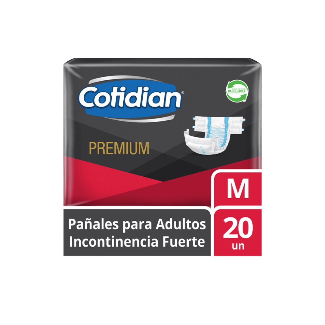 Pañal Adulto Cotidian Premium Manga 4 paq. - Imagen 3